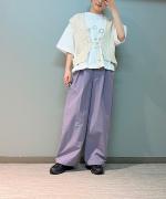 コットンクロシェ　2wayベスト