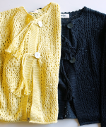 コットンクロシェ　カーディガン