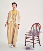 コットンクロシェ　カーディガン