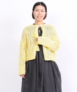 コットンクロシェ　カーディガン