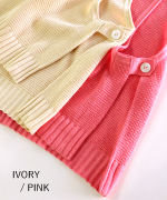 ランダムリブニット　ベスト