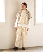 ランダムリブニット　ベスト