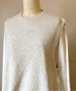 ランダムリブニット　ベスト