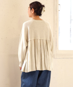 ランダムリブニット　プルオーバー