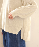 ランダムリブニット　プルオーバー