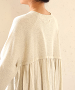 ランダムリブニット　プルオーバー