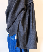 ランダムリブニット　プルオーバー