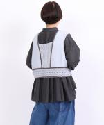 ペーパーコットンリネン　2wayビスチェ