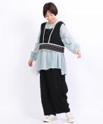 ペーパーコットンリネン　2wayビスチェ