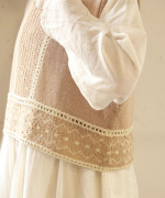 ペーパーコットンリネン　2wayビスチェ