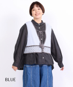 ペーパーコットンリネン　2wayビスチェ