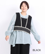 ペーパーコットンリネン　2wayビスチェ