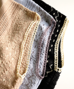 ペーパーコットンリネン　ベスト