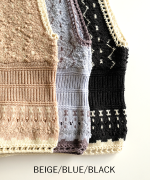 ペーパーコットンリネン　ベスト