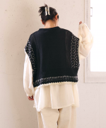 ペーパーコットンリネン　ベスト