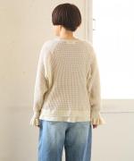 シアーコットンリネン　プルオーバー