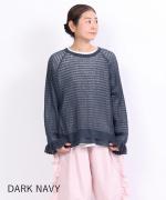 シアーコットンリネン　プルオーバー