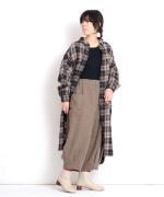 ランダムリブニット　Uネック