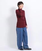 ランダムリブニット　タートルネック