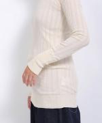 ランダムリブニット　タートルネック