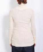 ランダムリブニット　タートルネック