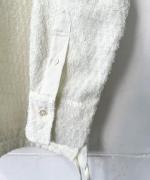 カットジャガードフード付シャツ