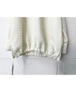 カットジャガードフード付シャツ