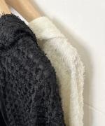 カットジャガードフード付シャツ