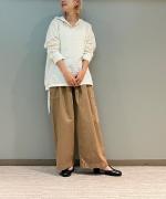 カットジャガードフード付シャツ