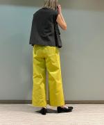 コットンリネンワッシャー フレンチスリーブブラウス