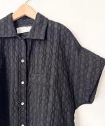 コットンローンシャーリング ドルマンスリーブシャツ