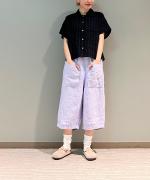 コットンローンシャーリング ドルマンスリーブシャツ