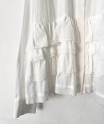 綿セレブ ティアードシャツ