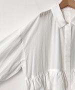 綿セレブ ティアードシャツ