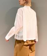 綿セレブ ティアードシャツ