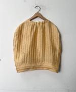 ACAR リネンナイロンジャガード ブラウス