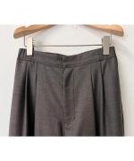 ウールデニム&T/Wミルドツイル ワイドパンツ