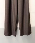 ウールデニム&T/Wミルドツイル ワイドパンツ