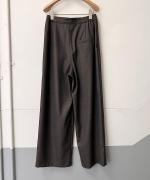 ウールデニム&T/Wミルドツイル ワイドパンツ