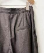 ウールデニム&T/Wミルドツイル ワイドパンツ