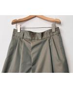 60/2 C/Tシャンブレーギャバ撥水 ワイドパンツ