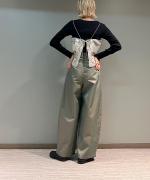 60/2 C/Tシャンブレーギャバ撥水 ワイドパンツ