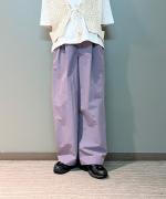 60/1 コットンナイロンタイプライター パンツ