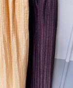 ACAR リネンナイロンジャガード Iラインロングスカート