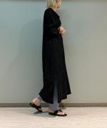 カットジャガードワンピース