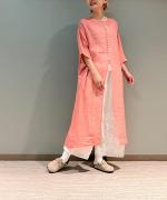 1/160 ラミーローンソフトワッシャー Aラインワンピース