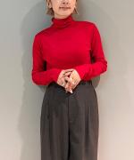 GRANDISH WOOL フライス タートルプルオーバー