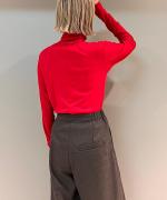 GRANDISH WOOL フライス タートルプルオーバー