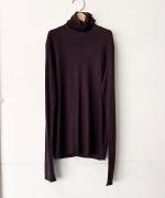 GRANDISH WOOL フライス タートルプルオーバー