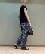 カットジャガード ノースリーブトップス